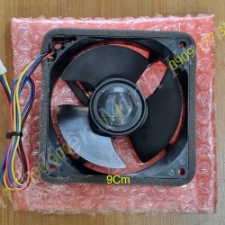 ( SP1882 ) Quạt Tủ Lạnh 9Cm 4 Dây Đỏ Đen Xanh Vàng